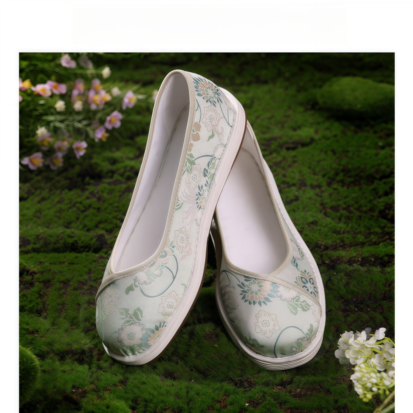 Women's Chinese - style cloth shoes in Garden series