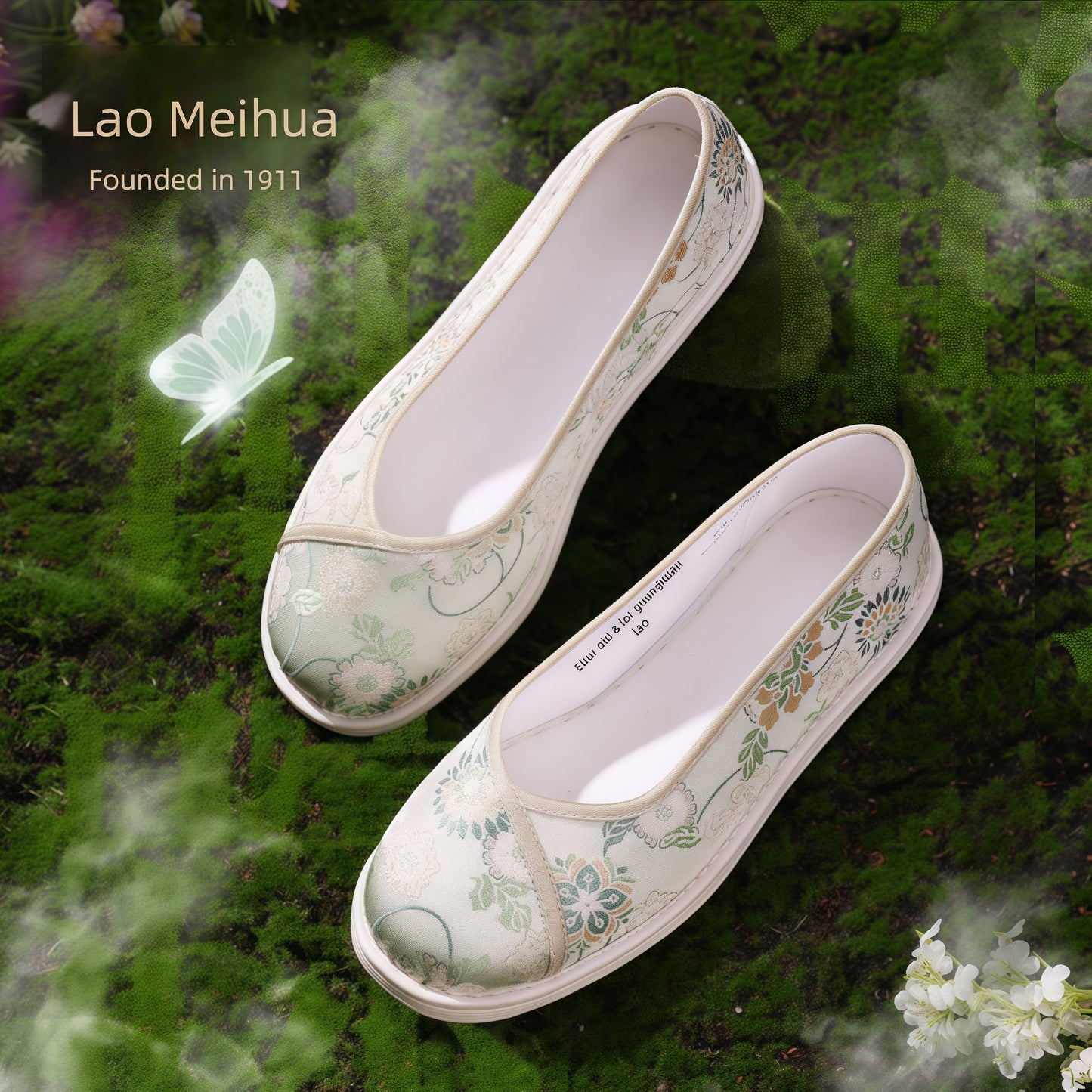 Women's Chinese - style cloth shoes in Garden series